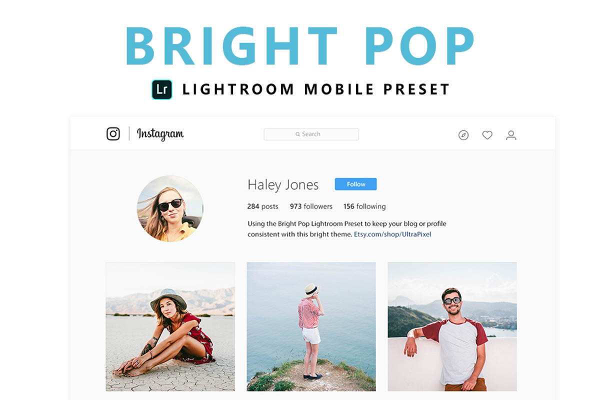 Bright Pop Lightroom Mobile Preset preview 2