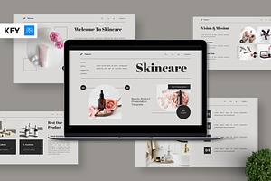 Skincare - Beauty Product Keynote, a Presentation Template by Deepslide Studio