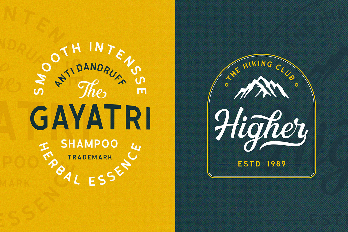 Greatly Font Duo + Logo Templates, a Script Font by Letterhend Studio (Photo 10 of 12)