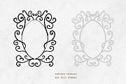 Whimsical Flourish Frames, an Object Graphic by PaperJamLab (Thumbnail 9 of 10)