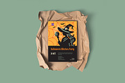 Halloween Poster + Social Media, a Social Media Template by Juru Rancang Graphic (Thumbnail 2 of 3)