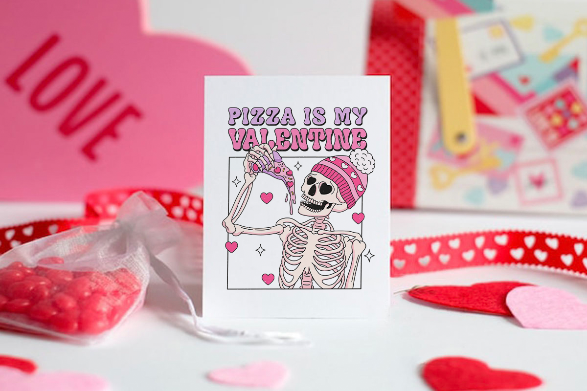 Skeleton Valentine Sublimation, a Seasonal Illustration by LemonDesign (Photo 9 of 13)