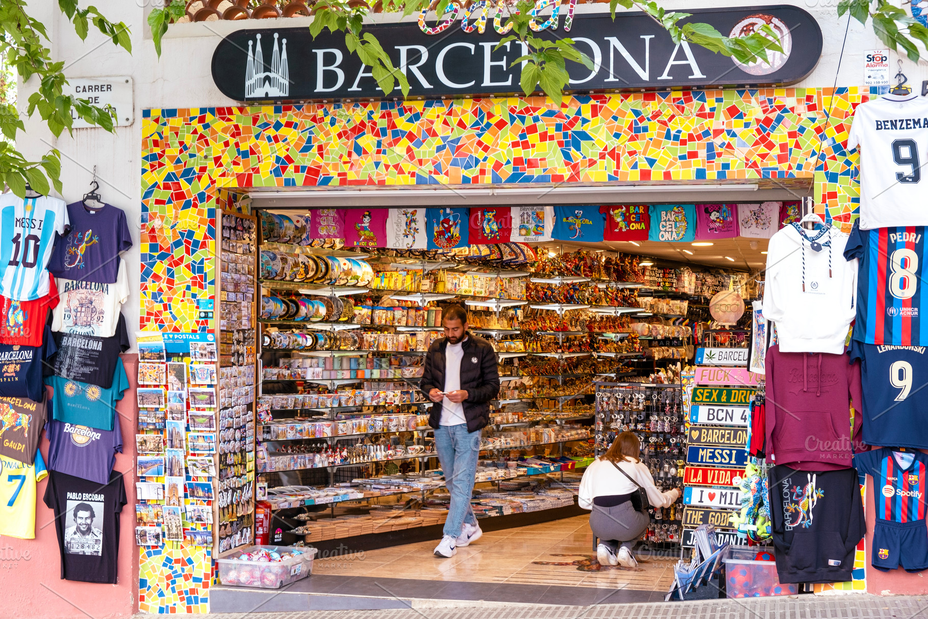 Souvenir shop in Barcelona Spain, an Arts & Entertainment Photo by BOOCYS
