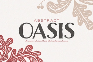 Abstract Oasis Illustrations & Cards