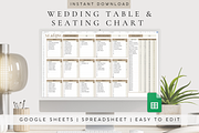 Google Sheets Wedding Seating Chart, a Templates & Theme by BRANDcontent (Thumbnail 1 of 6)