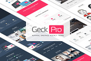 GeckPro: Multi-purose Bootstrap HTML, a HTML Template by Geek Shop (Thumbnail 1 of 2)