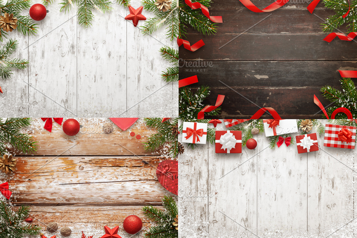 20 Christmas Card Background Images, a Templates & Theme by RSplaneta (Photo 2 of 5)
