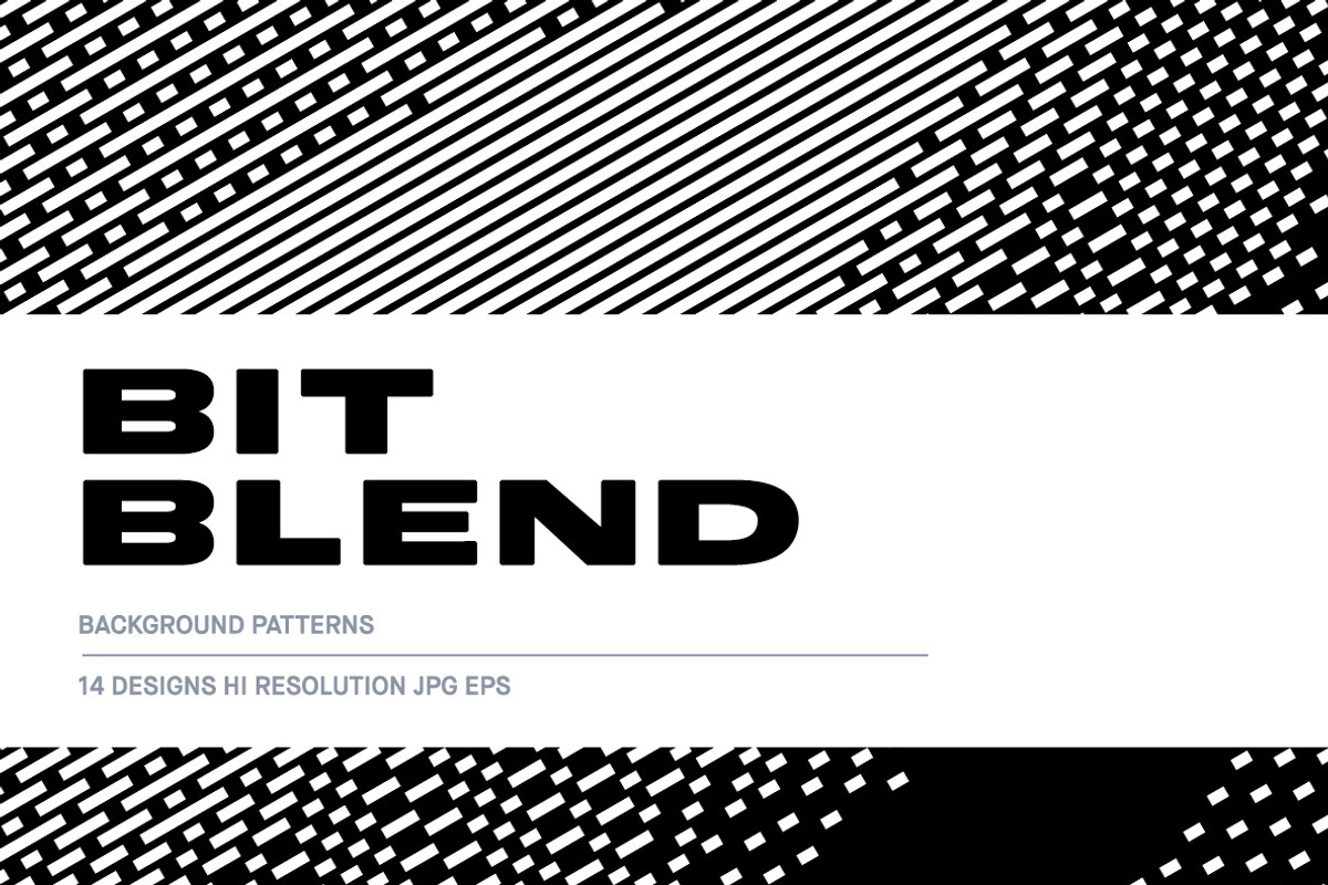 Bit Blend - Patterns, a Pattern Graphic by Huebert World (Photo 1 of 10)