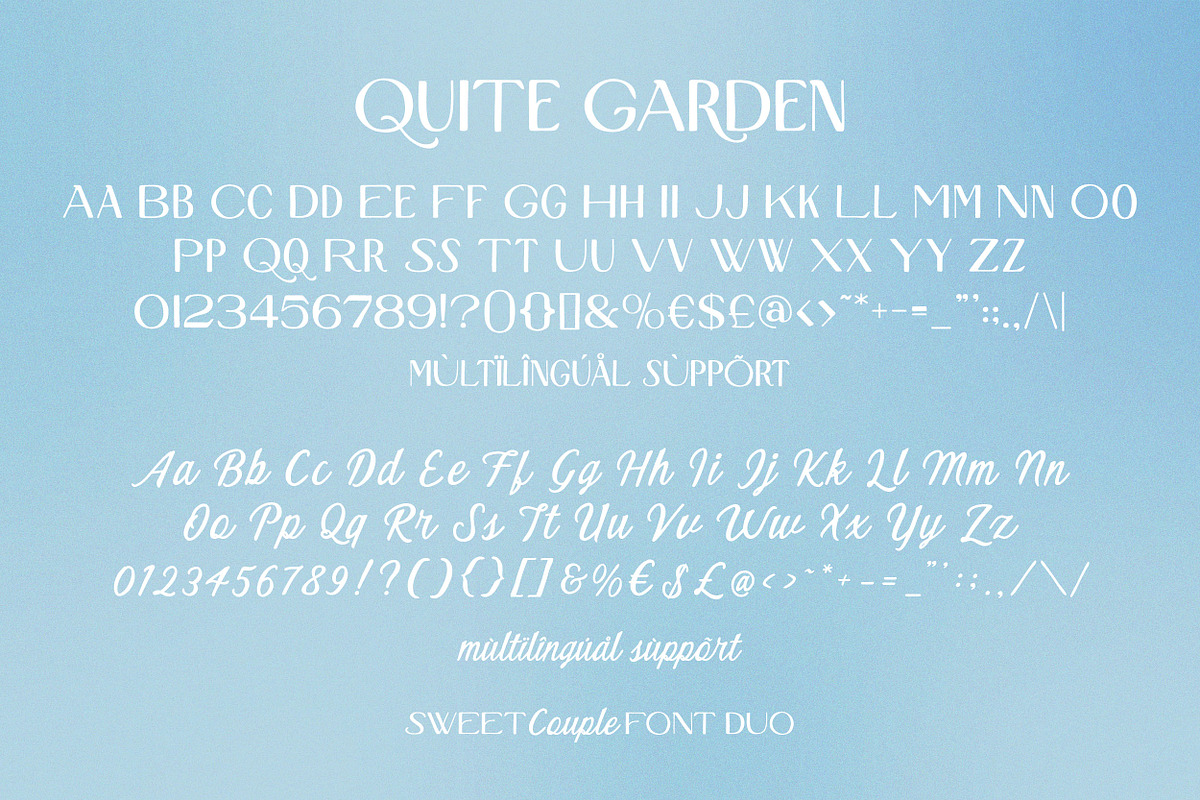 Quiet Garden Font Duo Retro Whimsy, a Script Font by Sixtype (Photo 7 of 8)