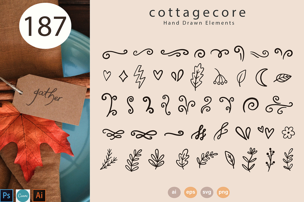 AUTUMN Cozy Clip Art and Patterns, a Graphic by Katrinelly (Photo 7 of 13)