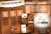 Western Horse Brand Promo Kit, a Branding & Logo Template by Strongholdbrand (Thumbnail 2 of 4)