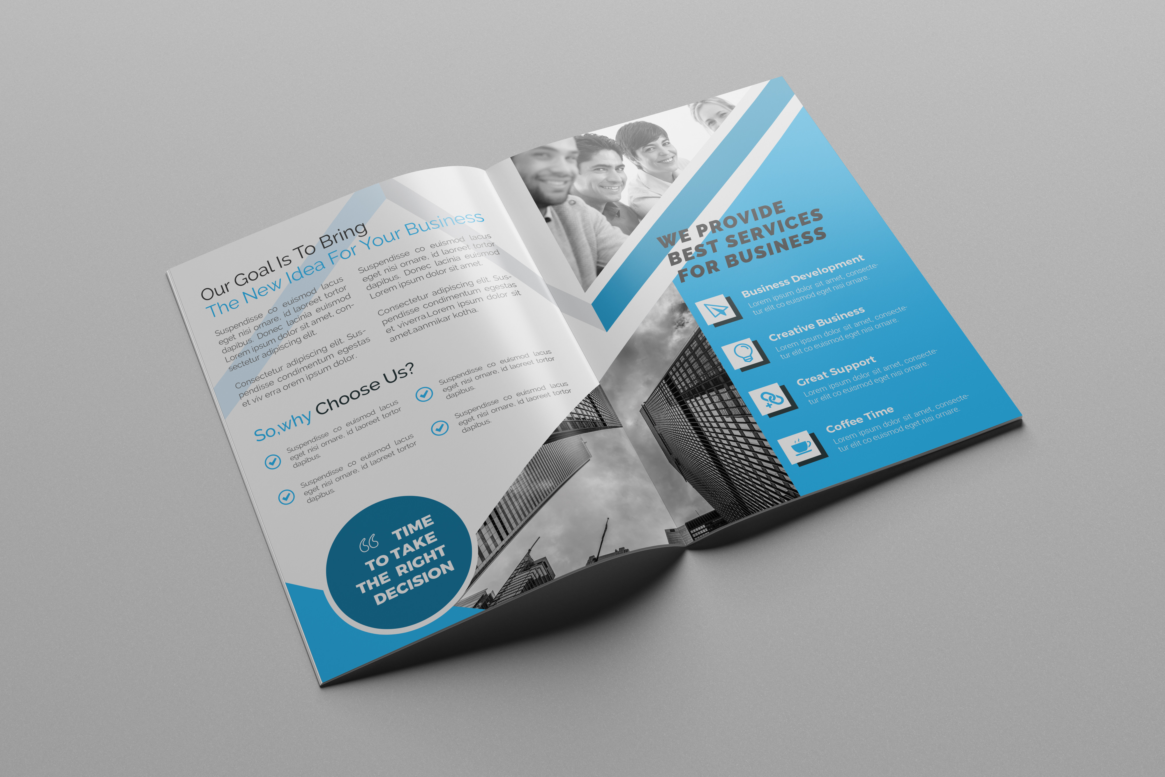 Digital Business Brochure, a Brochure Template by Cristal Pioneer