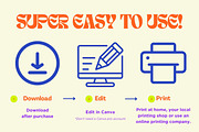 Funky Sticker Templates, a Stationery Template by Hell Yeah Designs (Thumbnail 3 of 6)