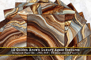 Golden Brown Agate Scrapbook Page, a Background Graphic by V Design Creator (Thumbnail 1 of 12)