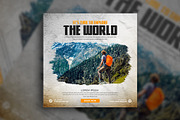 Travel social media post banner, a Social Media Template by Tanmoy Topu (Thumbnail 11 of 11)