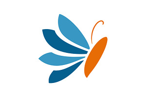 Abstract Line Butterfly Logo, a Branding & Logo Template by Rhealea_Design