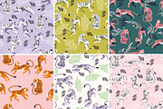 Tigers - 44 Seamless Patterns, a Pattern Graphic by Blue Lela Design (Thumbnail 9 of 13)
