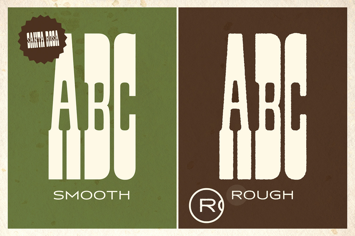 Santa Rosa Vintage Font Duo, a Sans Serif Font by Molly Suber Thorpe (Photo 3 of 15)