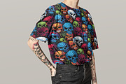 Skull Graffiti Seamless Pattern, a Pattern Graphic by Forhadx5 (Thumbnail 7 of 7)