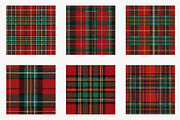 Seamless Christmas Plaid Digital Pap, an Illustration by CreationArt (Thumbnail 4 of 5)