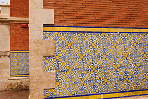 Traditional spanish tiles, Valencia, Spain, an Architecture Photo by Bepslabor