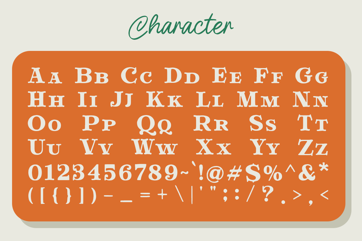 Kolgu - Heritage Serif, a Serif Font by Pandeka Studio (Photo 9 of 9)