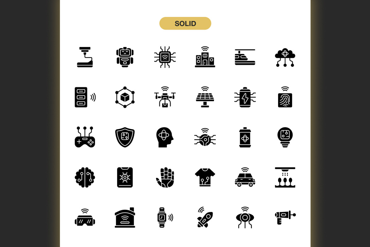 Quantum Technology Icons, an Icon by Spacepixel Creative (Photo 3 of 3)