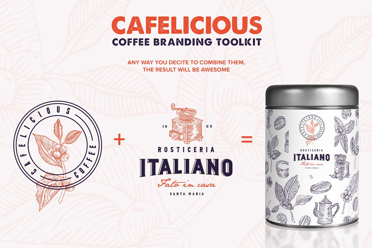 Cafelicious - Coffee Logo Kit, a Branding & Logo Template by LovePowerDesigns (Photo 5 of 12)