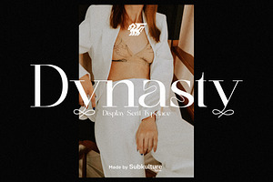 Dynasty - Curly Display Serif