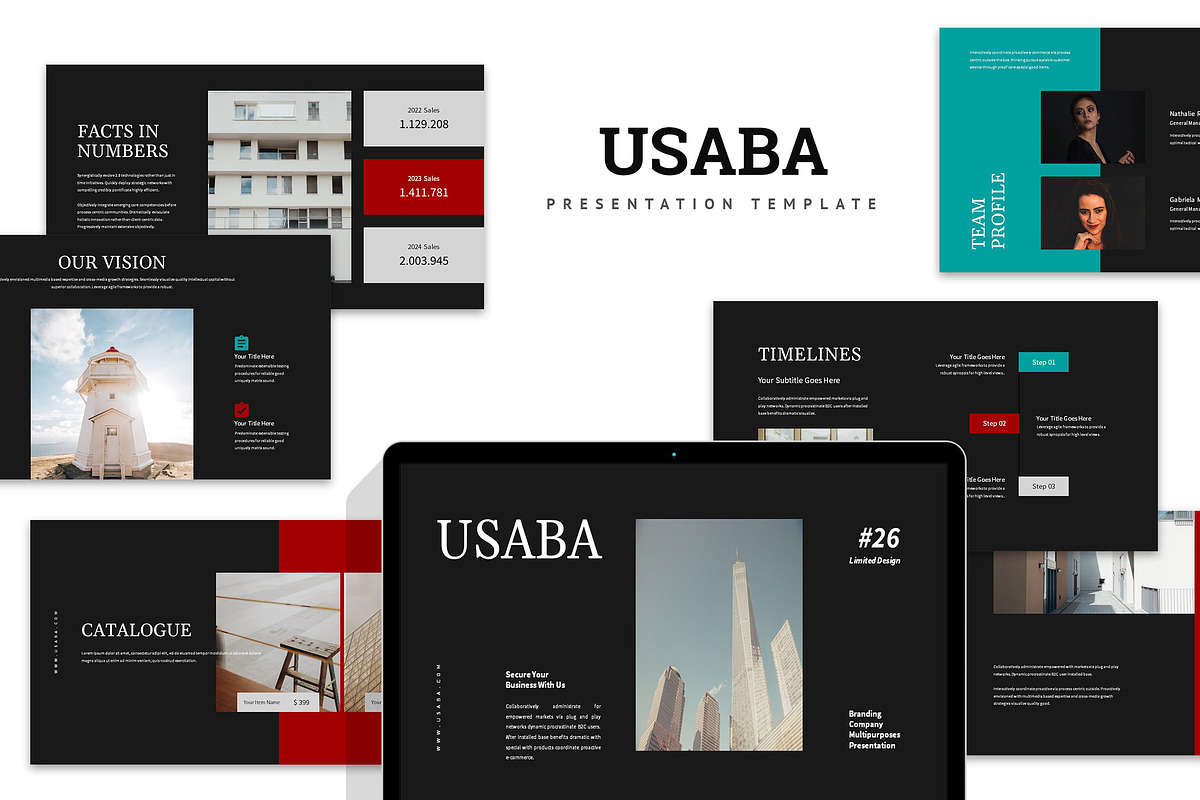 Usaba : Branding Keynote, a Presentation Template by Punkl Camp (Photo 1 of 9)
