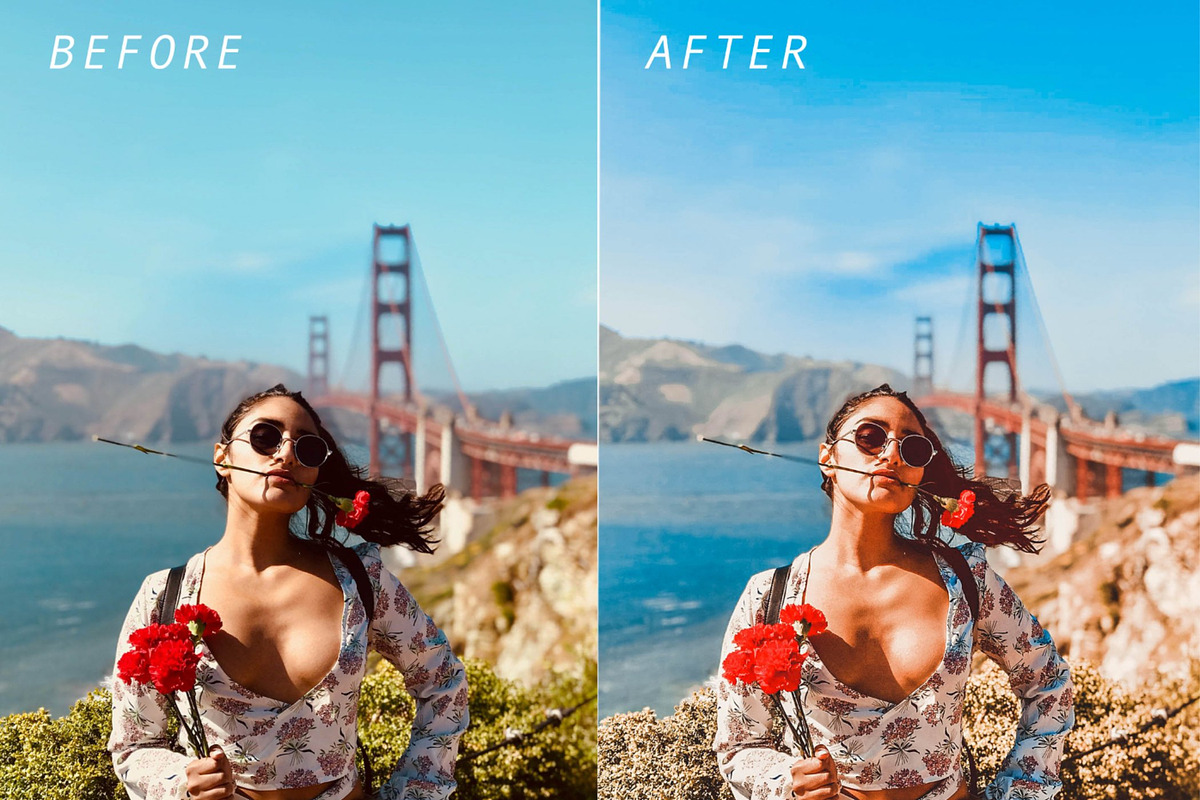 Desktop Lightroom Preset CALIFORNIA preview 4