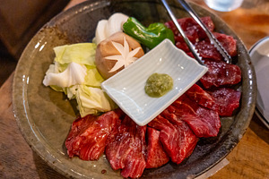 Raw Hida Wagyu Beef Platter Served in Takayama, Japan, a Food & Drink Photo by GoodGoods