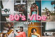 20 Lightroom Presets 80s Vibe part 1, a Preset Add-On by PerfectStudioPresets (Thumbnail 1 of 10)