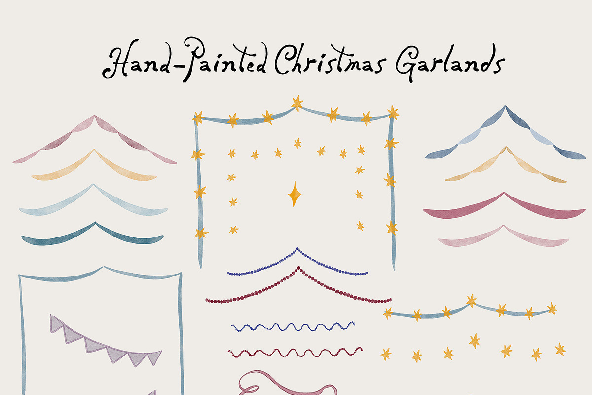 Watercolor Christmas Animals Whimsy, a Seasonal Illustration by Lana Elanor (Photo 11 of 16)