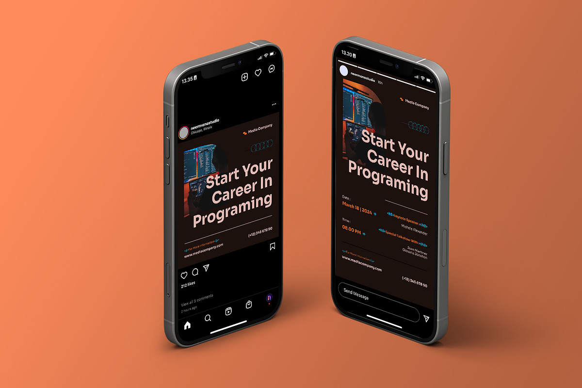 Coding Flyer, a Flyer Template by Neermana