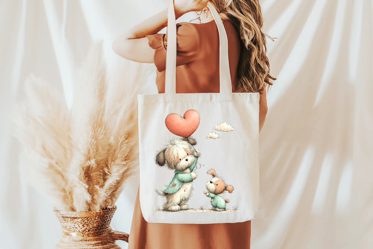 Whimsical mother's day Dog clipart, an Illustration by Designworld (Photo 5 of 6)