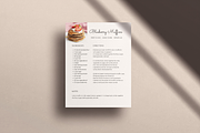 Minimalist Recipe Page Template, a Card Template by OrganizationOasisRo (Thumbnail 2 of 10)