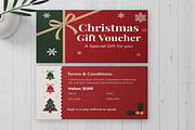 Christmas Gift Voucher Template, a Card Template by MightyDesign (Thumbnail 2 of 6)