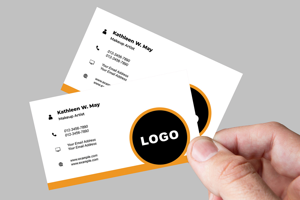 Minimal Professional Card PSD preview 3