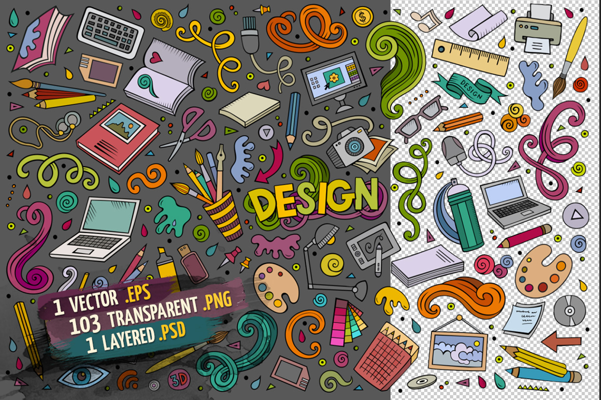 Design Tools Objects Set, an Object Graphic by BALABOLKA (Photo 2 of 4)