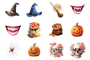 Halloween Clipart, Halloween Costume, an Illustration by Design Market (Thumbnail 2 of 3)