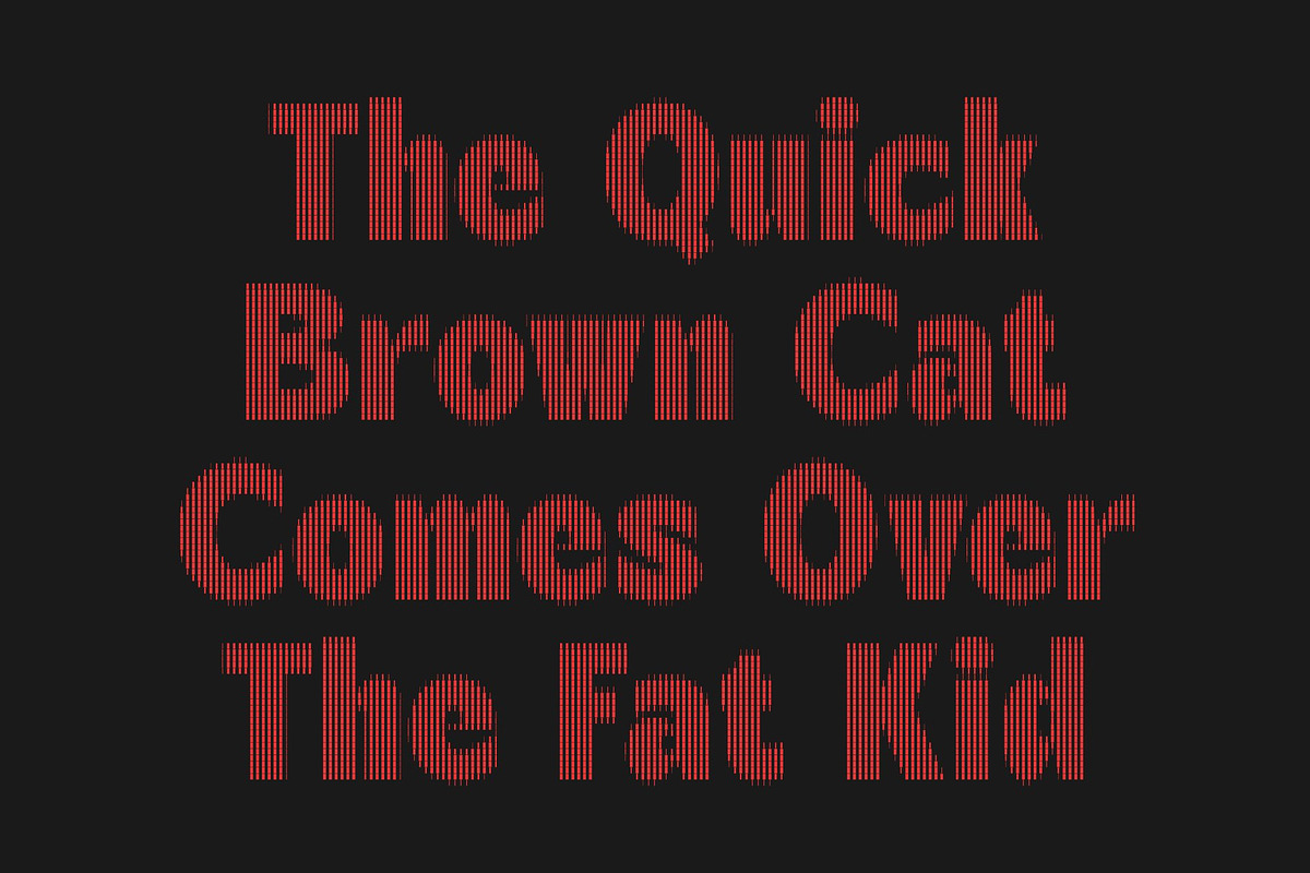 Bengal Slitscan, a Sans Serif Font by Craft Supply Co. (Photo 5 of 8)
