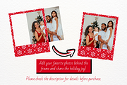 Christmas Polaroid Photo Frames, a Seasonal Illustration by Your Social Bae (Thumbnail 2 of 3)
