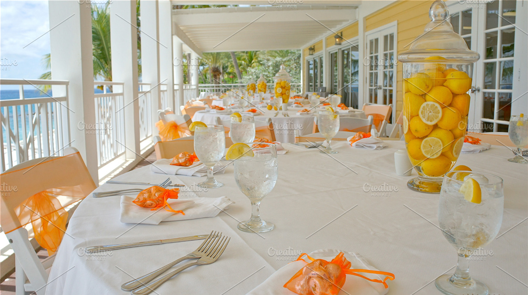Citrus brunch 2 featuring patio, wedding, and terrace