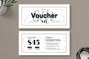 Gift Voucher Card Template, a Card Template by MightyDesign (Thumbnail 1 of 6)