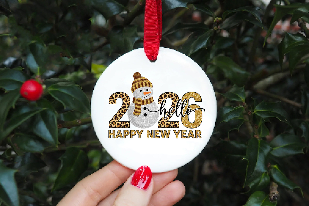 Hello 2026 New Year PNG, an Illustration by DreamArtGraphic (Photo 4 of 5)