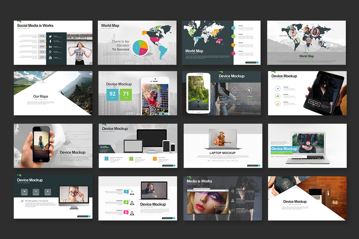 KooK Powerpoint Presentation, a Presentation Template by Stock Shape (Photo 9 of 10)