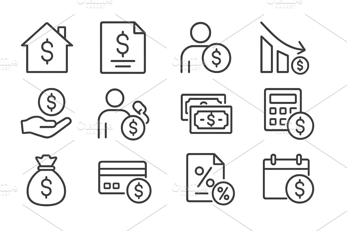Financial concepts represented, an Object Illustration by ZinetroN