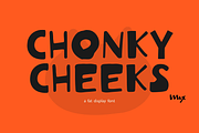 Mix Chonky Cheeks Fat Font + Dings, a Handwritten Font by Mix Fonts (Thumbnail 1 of 10)