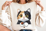 Whimsy Kittens Clipart Bundle, a Seasonal Illustration by designcity5 (Thumbnail 5 of 5)